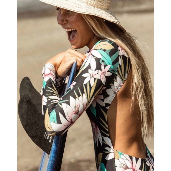 NWOT Billabong• After Sunset One Piece Surf Suit Swimsuit - Picture 6 of 14